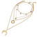 Kerroskaulakoru, FRENCH RIVIERA|Tortoise Layer Necklace in Gold