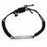 Kirurginteräksinen rannekoru, Relaxed Black Bracelet