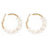 Korvakorut, PAPARAZZI|Romantic Pearl Hoops -helmirenkaat