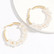 Korvakorut, PAPARAZZI|Romantic Pearl Hoops -helmirenkaat