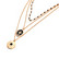 Kerroskaulakoru, FRENCH RIVIERA|Cross Layer Necklace in Gold