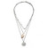 Kerroskaulakoru, FRENCH RIVIERA|Holiday Seashell Necklace in Silver