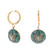 Korvakorut, BOHM PARIS|Boucles D'oreilles Elly avec turqoise africaine
