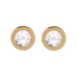 Korvakorut, BOHM PARIS|Boucles D'oreilles Miel avec cristal clair