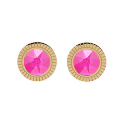 Korvakorut, BOHM PARIS|Boucles D'oreilles Miel avec cristal pink