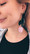 LEMPI-korvakorut, Lehdellinen tulppaani (vaaleanpunainen glitter)