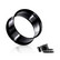 Tunneli 10mm, Double Flared Screw Fit Tunnel in Black