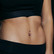 Napakoru, Implant Grade Titanium Crystal Belly Button in Gold