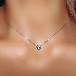 Kristallikorusetti, ATHENA BRIDAL|Classic Necklace Set