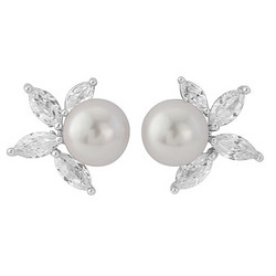 Kristallikorvakorut, ATHENA BRIDAL|Romantic Sophie Earrings with Pearl
