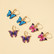 Korvakorut, PAPARAZZI|Colourful Butterfly Huggie Hoops