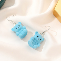 Korvakorut, Blue Teddy Bear -siniset nallekorvakorut