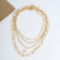 Kaulakorusetti, FRENCH RIVIERA|Chunky Pearl Necklace in Gold
