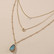 Kerroskaulakoru, FRENCH RIVIERA|Layer Necklace in Gold with Turqoise