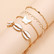 Rannekorusetti, FRENCH RIVIERA| Summer Chain Bracelets in Gold