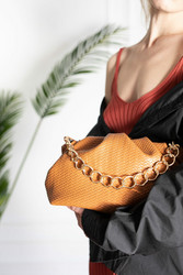 Laukku, BESTINI Paris|Pouch Handbag in Orange