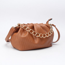 Laukku, BESTINI Paris|Pouch Handbag in Soft Brown