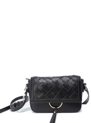 Laukku, BESTINI Paris|Handbag in Black with Braided Decoration