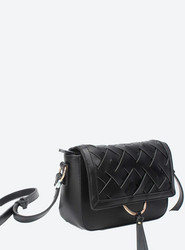 Laukku, BESTINI Paris|Handbag in Black with Braided Decoration