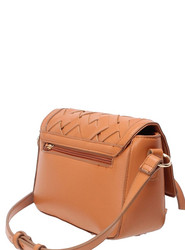 Laukku, BESTINI Paris|Handbag in Brown with Braided Decoration