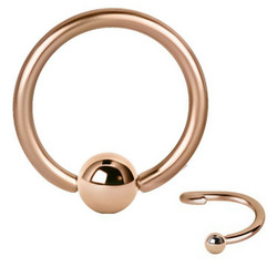 Lävistysrengas, nenärengas Continuous Roseline® BCR (0,8mm)