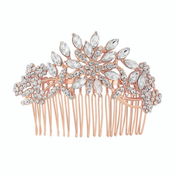 Hiuskoru, ATHENA BRIDAL JEWELLERY|Extravagance Hair Comb in Rosegold