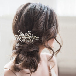 Hiuskoru, ATHENA BRIDAL|Romantic Flower Headpiece -Luxe Hair Comb (G)