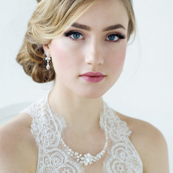 Kristallikorusetti, ATHENA BRIDAL|Pearl Enchantment Necklace Set