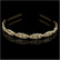 Hiuskoru, ATHENA BRIDAL|Chic Feather Crystal Headband in Gold