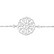 Hopeinen rannekoru,  Elegant Lace -pitsikuvioinen rannekoru