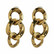 Korvakorut, PAPARAZZI|Wild Oval Gold Chain Earrings