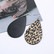 Korvakorut, PAPARAZZI|Large Wooden Leopard Earrings