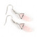 Korvakorut, NATURE COLLECTION|Rose Quartz Crystal Earrings