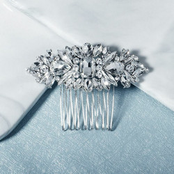 Hiuskoru, ROMANCE|Glamourous Silver Hairpiece