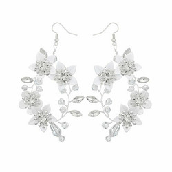Juhlakorvakorut, ROMANCE|Delicate Twine Earrings in Silver