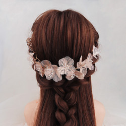 Hiuskoru, köynnös ROMANCE|Modern Silver Flower Hairpiece