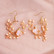 Juhlakorvakorut, ROMANCE|Romantic Twine Earrings in Gold