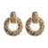 Korvakorut, FRENCH RIVIERA|Stylish Gold Earrings with AB Stones