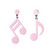 Korvakorut, PAPARAZZI|Large Note Earrings