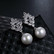 Juhlakorvakorut, ROMANCE|Classic Pearl Earrings in Silver