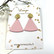 LEMPI-korvakorut, Mini kolmio (nappi, vaaleanpunainen)
