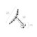 Rustokoru/traguskoru, Implant Grade Titanium 7 Ball Stud