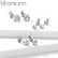Titaaniset korvanapit, Implant Grade Titanium Cubic Zirconia Earstuds