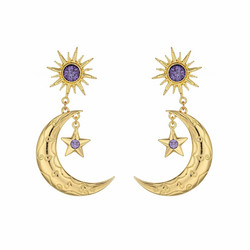 Korvakorut, FRENCH RIVIERA|Crescent Earrings in Gold