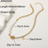 Kirurginteräsketju, FRENCH RIVIERA|Freshwater Pearl Chain in Gold
