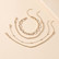 Rannekorusetti, FRENCH RIVIERA|Stylish Gold Bracelet Set
