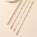 Rannekorusetti, FRENCH RIVIERA|Stylish Gold Bracelet Set
