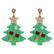 Joulukorvakorut, Glitter Christmas Tree