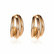 Korvarenkaat, FRENCH RIVIERA|Wide Triple Layer Gold Hoops