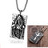 Kirurginteräsriipus, Double Sided Cross & Grim Reaper Pendant